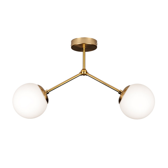 Люстра 7529811-2 BRZ+WH