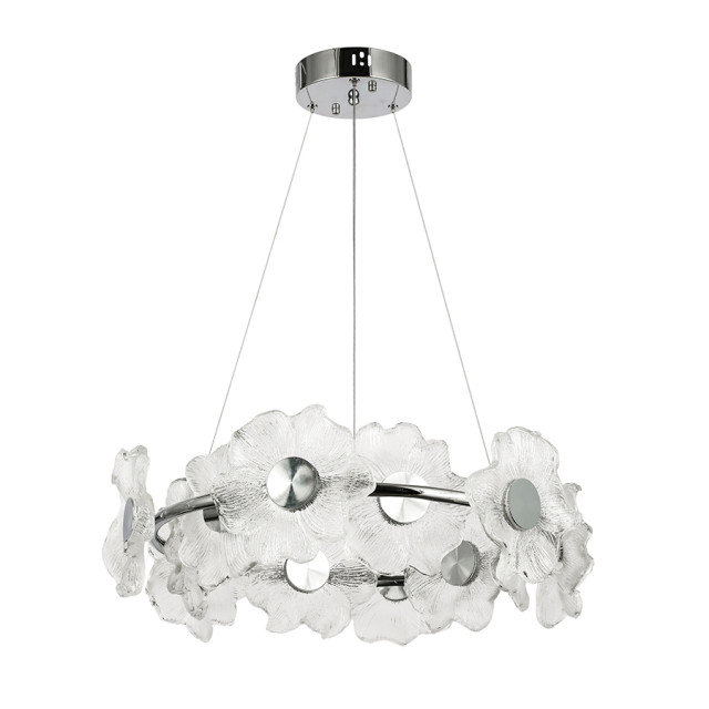 Люстра 7989249-12 led (600) CH фото Люстра 7989249-12 led (600) CH
