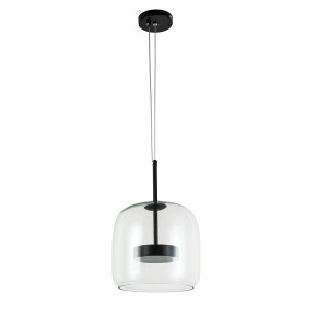 Підвісний світильник 909XL157-1 led (220) BK+CL