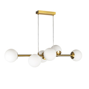 Люстра 752101-6(1010) AGD+WH (BRONZE)