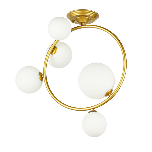 Люстра 918LP267-5 SGGD+WH