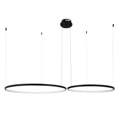 Люстра 7529832-2B BLACK LED (600+800)
