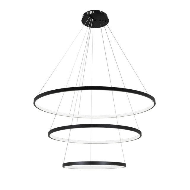 Люстра 7529832-3A BLACK LED (400+600+800)