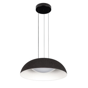 Підвісна світлодіодна люстра чорна з білим 24W 410мм LED 781PL3953 BK+WH