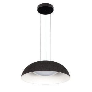 Підвісна світлодіодна люстра чорна з білим 24W 410мм LED 781PL3953 BK+WH