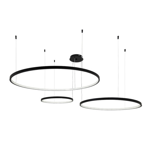 Люстра 7529832-3B BLACK LED (400+600+800)