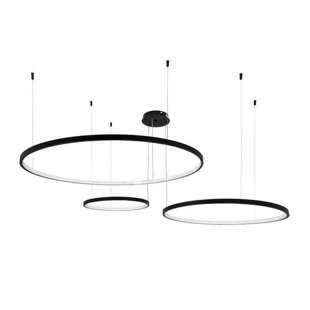 Люстра 7529832-3B BLACK LED (400+600+800)