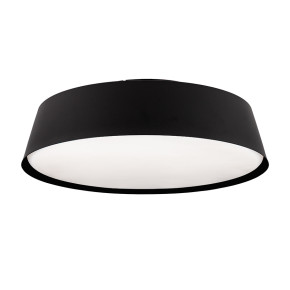 Стельова LED люстра чорна 64W з пультом та Wi-Fi керуванням 797MX6058 (480) BK