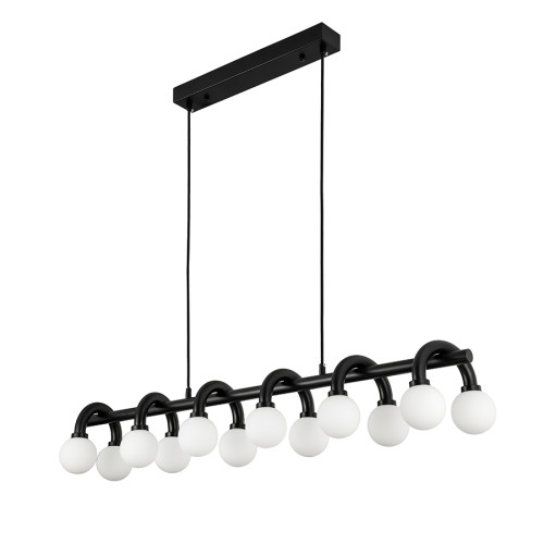 Люстра 788P10134-12L BK+WH