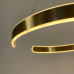 Підвісна латунна люстра Spiral Rings Ø 60 см