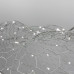 Декоративна люстра-хмаринка LED CLOUD у білому корпусі 60х37 см