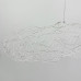 Декоративна люстра-хмаринка LED CLOUD у білому корпусі 100х50 см