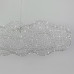 Декоративна люстра-хмаринка LED CLOUD у білому корпусі 100х50 см