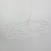 Декоративна люстра-хмаринка LED CLOUD у білому корпусі 80х45 см