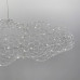 Декоративна люстра-хмаринка LED CLOUD у білому корпусі 80х45 см