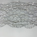 Декоративна люстра-хмаринка LED CLOUD у срібному корпусі 150х85 см