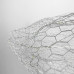 Декоративна люстра-хмаринка LED CLOUD у срібному корпусі 120х63 см