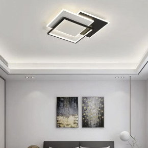 LED-світильник у чорно-білому корпусі 65х60 см