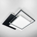 LED-світильник у чорно-білому корпусі 65х60 см