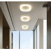 Стельовий LED світильник Schuller із основою coffee 47×47 см