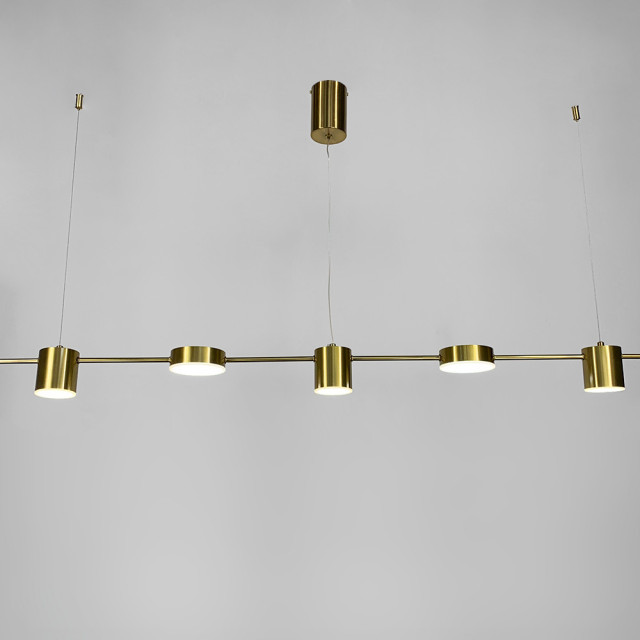 Видовджена латунна люстра LUMINA LUX