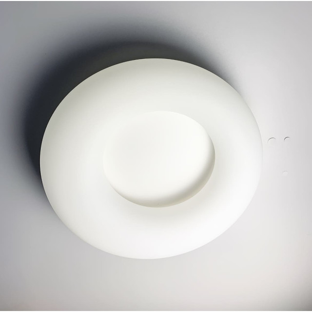 Стельова LED люстра із білою серединою Ø 47 см