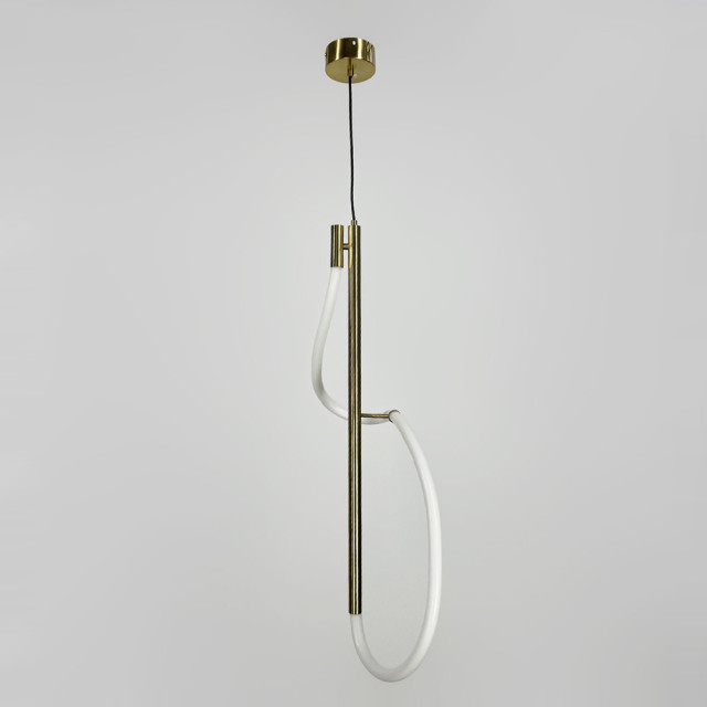 Латунний підвіс із неоном 80 см 35 Вт