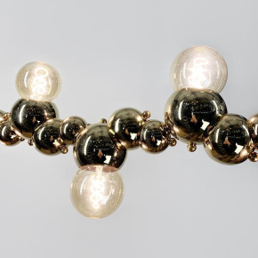 Люстра Bubble у золотому каркасі 150 см