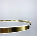 Підвісна латунна люстра Spiral Rings Ø 80 см