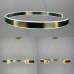 Підвісна латунна люстра Spiral Rings Ø 80 см
