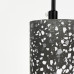 Підвіс Terrazzo Cylinder Long із сірим бетонним плафоном 30х6 см