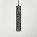 Підвіс Terrazzo Cylinder Long із сірим бетонним плафоном 30х6 см