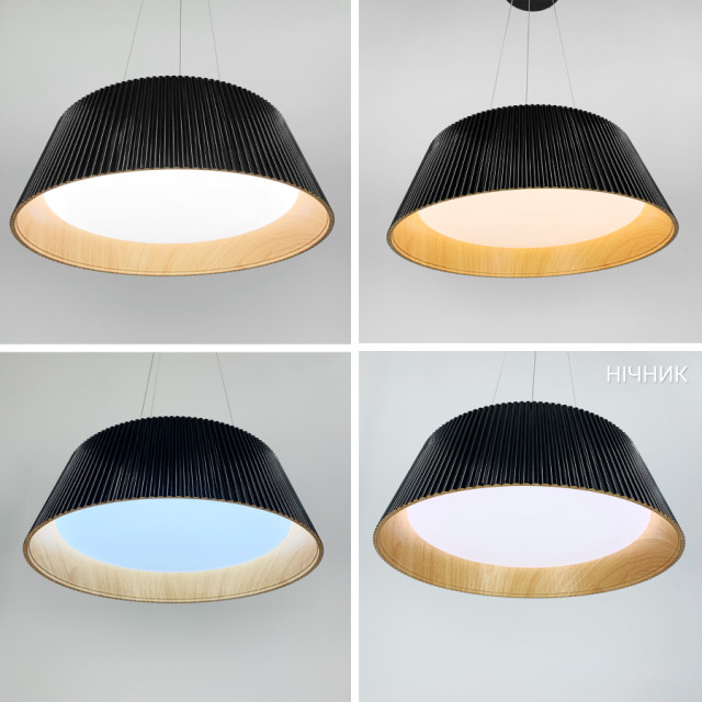 LED світильник підвісний UMBRIA в чорному корпусі фото LED світильник підвісний UMBRIA в чорному корпусі