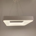 LED світильник підвісний квадрат Solvent  в білому корпусі