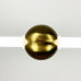 Led світильник Tube&Ball із латунною кулькою у двох формах