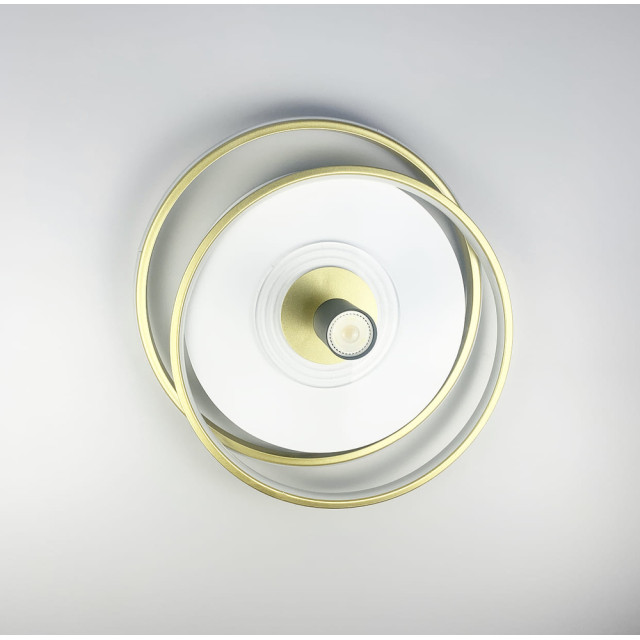 Стельова LED люстра круглої форми фото Стельова LED люстра круглої форми