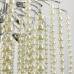Чарівна люстра в хромі Pearl selection Ø 60 см