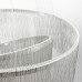 Люстра з подвійними кільцями з ланцюжками Chrome Coins