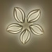 Стельова LED люстра біла на 5 пелюсток