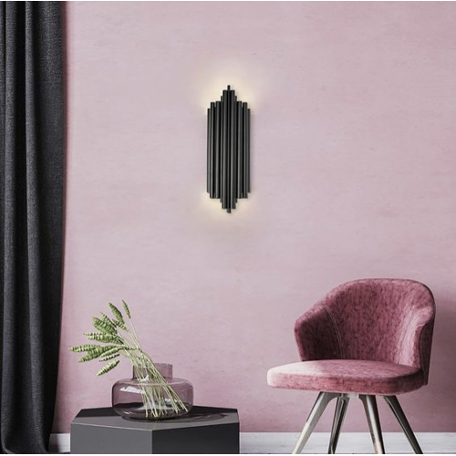 Дизайнерський настінний світильник Harmonic Black