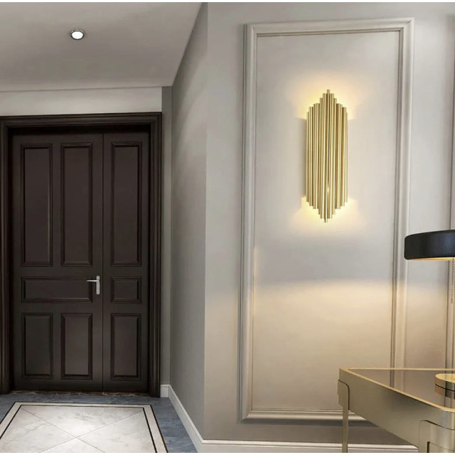 Дизайнерський настінний світильник Harmonic Gold