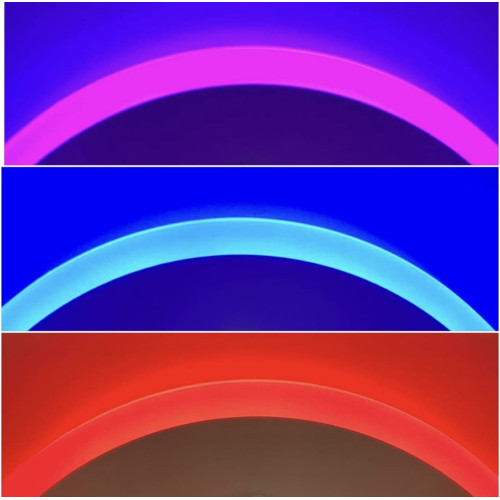 Стельова люстра LED WH з RGB підсвіткою