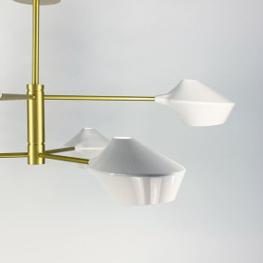 Стельова люстра Lumina Deco у золотому каркасі