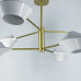 Стельова люстра Lumina Deco у золотому каркасі