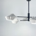 Стельова люстра Lumina Deco у чорному каркасі