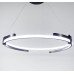 LED люстра у чорному каркасі фото LED люстра у чорному кільцевому каркасі Ø 60 см