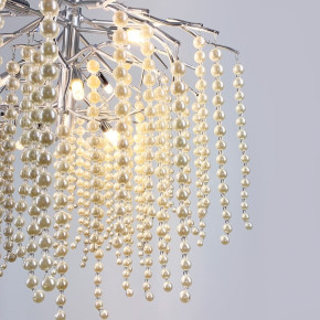 Чарівна люстра в хромі Pearl selection Ø 80 см