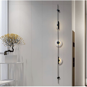 Видовжений настінний світильник Alabaster Sconce із мармуровими пластинами