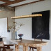 Підвісна люстра у чорному овальному корпусі з мармуровими елементами 150х30 см фото Підвісна люстра у чорному овальному корпусі з мармуровими елементами 150х30 см