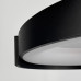 Стельовий LED-світильник у чорному корпусі на три режими Ø50х12 см фото Стельовий LED-світильник у чорному корпусі на три режими Ø50х12 см